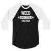 weed be cute together 3/4 Sleeve Shirt
