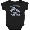 learn polish peace Baby Bodysuit