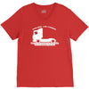 stolzer lkw fahrer trucker disponent V-Neck Tee