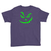 scary pumpkin halloween Youth Tee