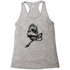 scream microphone Racerback Tank