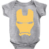 iron man mask avengers marvel comics gift Baby Bodysuit
