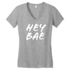 hey bae Women's V-Neck T-Shirt