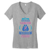 I am a Thyroid Cancer Survivor - What's Your Superpower? Women's V-Neck T-Shirt