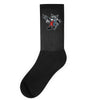 rocket vintage cartoon style Socks