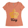 king Women's Triblend Scoop T-shirt