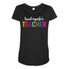 Kindergarten Teacher Maternity Scoop Neck T-shirt