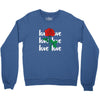 Love Rose Crewneck Sweatshirt