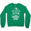 You Cant Scare Me I am Biker Dad Crewneck Sweatshirt
