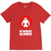 no humans allowed district 9 V-Neck Tee