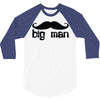 moustache 3/4 Sleeve Shirt
