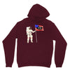 Astronaut Celebrating Independence  Day at 1776 Unisex Hoodie