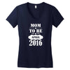 Mom To Be April 2016 Women's V-Neck T-Shirt