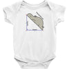 hypotenuse math humor Baby Onesie