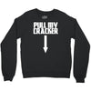 pull my cracker funny xmas christmas Crewneck Sweatshirt