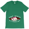 January Peeking Out Baby Girl T-Shirt
