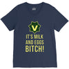 milk and eggs V-Neck Tee