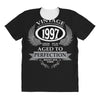 vintage quality without compromise 1997 aged to perfection All Over Women's T-shirt