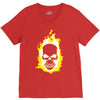 burning man V-Neck Tee