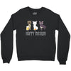 happy meowr Crewneck Sweatshirt