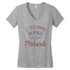 l homme parfait est motard Women's V-Neck T-Shirt