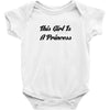 A PRINCESS Baby Bodysuit