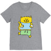 meow is running V-Neck Tee
