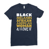 melanin african american woman Ladies Fitted T-Shirt