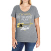 retirement plan Ladies Curvy T-Shirt