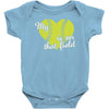 my heart is on that field Baby Onesie