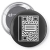 qr composition Pin-back button