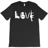 love  funny weapons retro war urban art guns knife cool peace T-Shirt