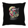 nerd attack Throw Pillow