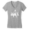 sparta mma criminal boxen muay thai kickboxen fight shirt bjj ringer Women's V-Neck T-Shirt