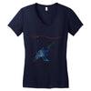 team damon salvatore Women's V-Neck T-Shirt