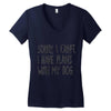 SORRY, I CAN'T. Women's V-Neck T-Shirt