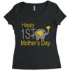 happy mother day Women's Triblend Scoop T-shirt