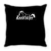 raubfischer  funny Throw Pillow