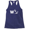 w anchor funny pub joke Racerback Tank
