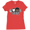 pulp fiction cartoon ideal birthday present or gift Ladies Fitted T-Shirt