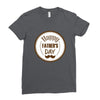 HAPPY FATHER DAY Ladies Fitted T-Shirt