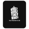 wibbly wobbly timey wimey talk whovian to me Mousepad