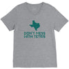 don't mess with tetris V-Neck Tee