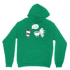 coffee that's always late Unisex Hoodie