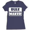 rule maker Ladies Fitted T-Shirt