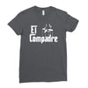 el compadre   the godfather in spanish espanol movie symbol mexcian te Ladies Fitted T-Shirt