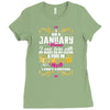 i am a january women Ladies Fitted T-Shirt