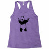 banksy panda pop Racerback Tank