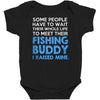 fishing buddy Baby Bodysuit