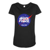 us space force Maternity Scoop Neck T-shirt